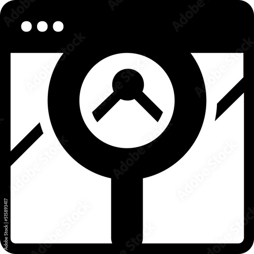 analytic glyph icon