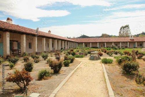Garden at Mission San Antonio de Padua, Jolon, California