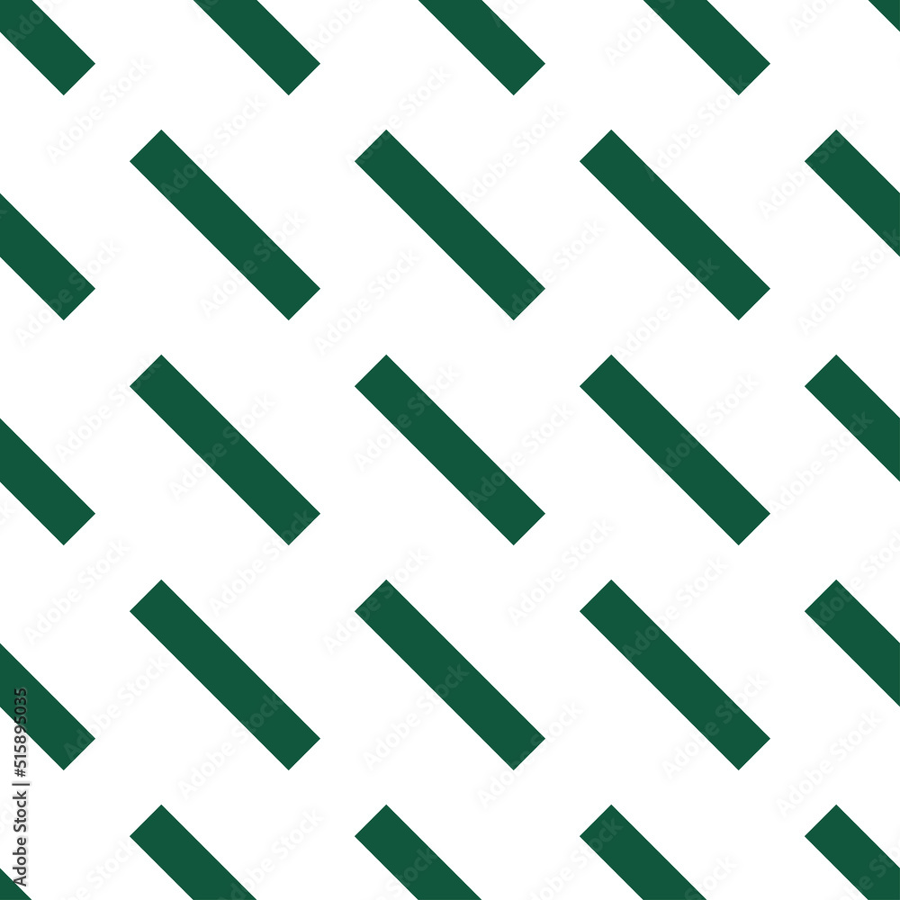 White seamless pattern with green bars. White seamless pattern with green bars.