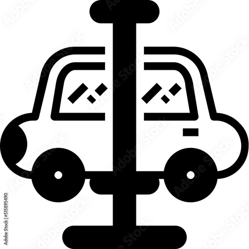 hoist suspension lift glyph icon