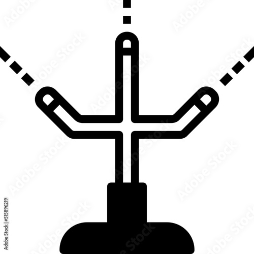 sprinkler glyph icon