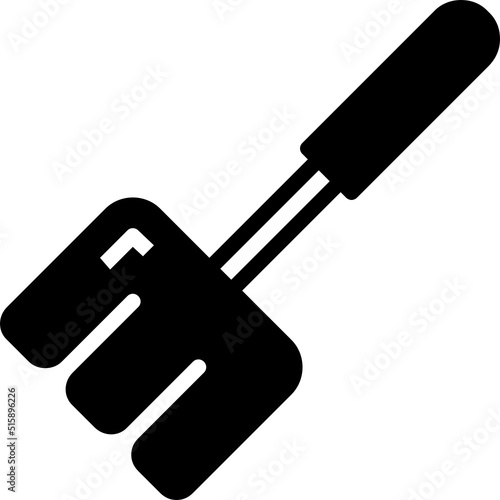 pitchfork glyph icon