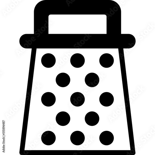 Cheese grater glyph icon