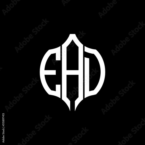 EAD letter logo. EAD best black background vector image. EAD Monogram logo design for entrepreneur and business.