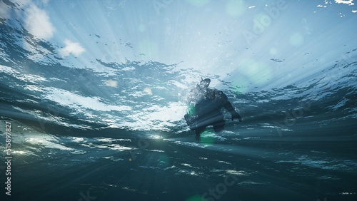 Assassin's Creed valhalla - Istantanea della schermata ''subacqueo'' al massimo della realtà :) 