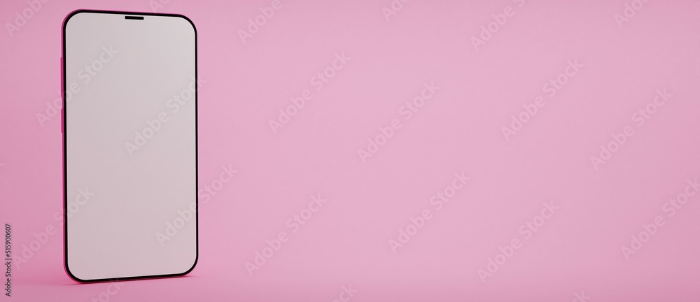 Pink smartphone with blank screen rotated position Smartphone. Mock up generic device. smartphones set. Template for info graphics or presentation 3D Render Pink smartphone with blank screen rotated position Smartphone. Mock up generic device. smartphones set. Template for info graphics or presentation 3D Render