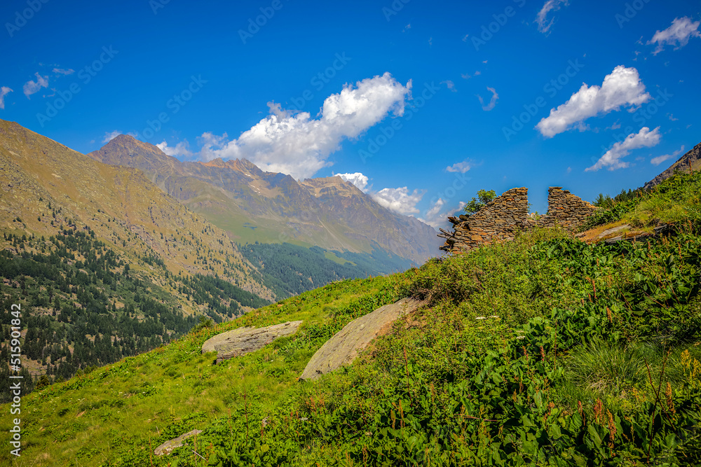 Obraz premium Im Nationalpark Gran Paradiso im Aostatal in Italien