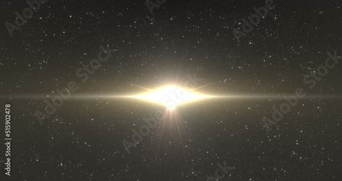 Image of light spots over black background