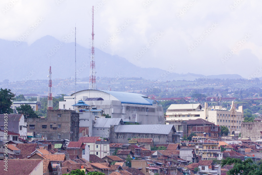 Obraz premium The City Of Bandung, West Java, Indonesia