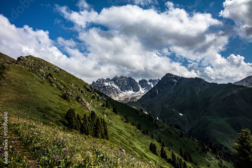 landscape with sky and clouds