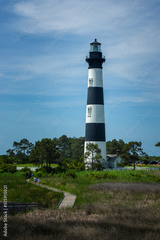 lighthouse on the coast of North Carolina