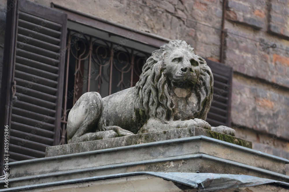 Escultura de leon