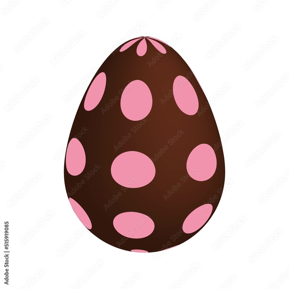 Chocolate Easter eggs. Vector illustration. Chocolate Easter eggs. Vector illustration.