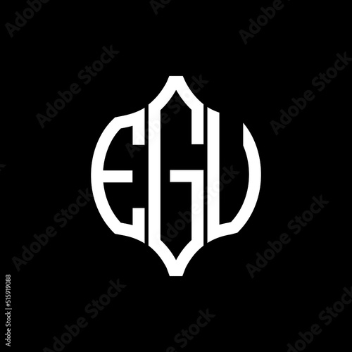 EGV letter logo. EGV best black background vector image. EGV Monogram logo design for entrepreneur and business. photo