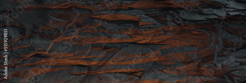 3d rendering of cliff wall illuminated by the campfire