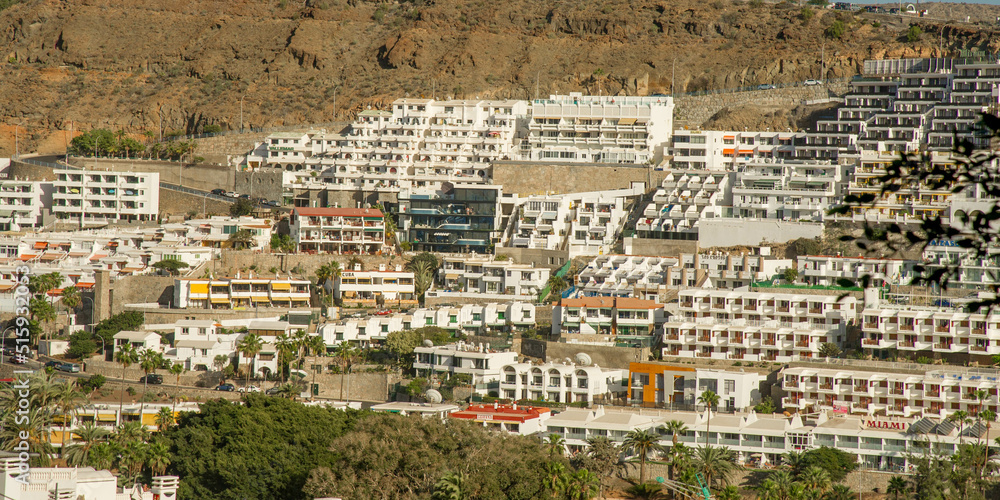 Puerto Rico village Gran Canaria, Spain