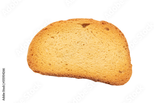 Bread isolated on white background.