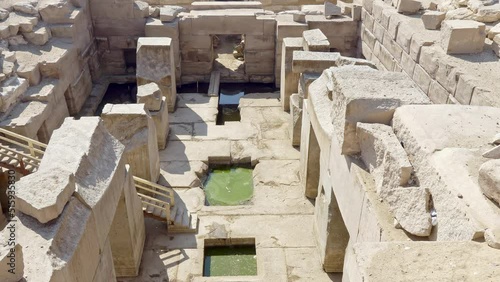 Osirion temple, Abydos, ancient Egypt photo