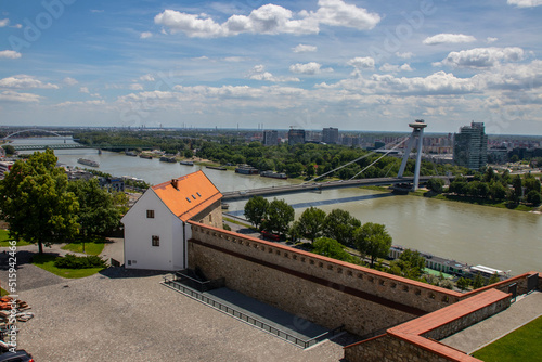 a beautiful view for Bratislava city