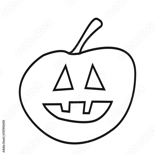 Halloween Silhouette Pumpkin