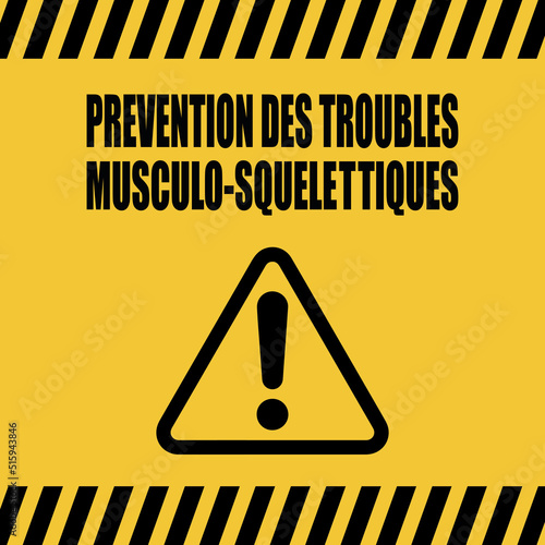 Logo prévention des troubles musculo-squelettiques.