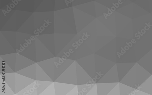 Light Silver, Gray vector polygon abstract background.