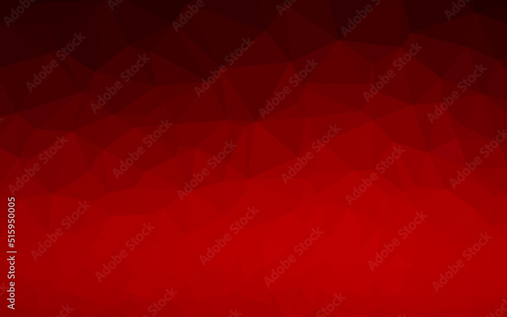 Light Red vector shining triangular template. Light Red vector shining triangular template.
