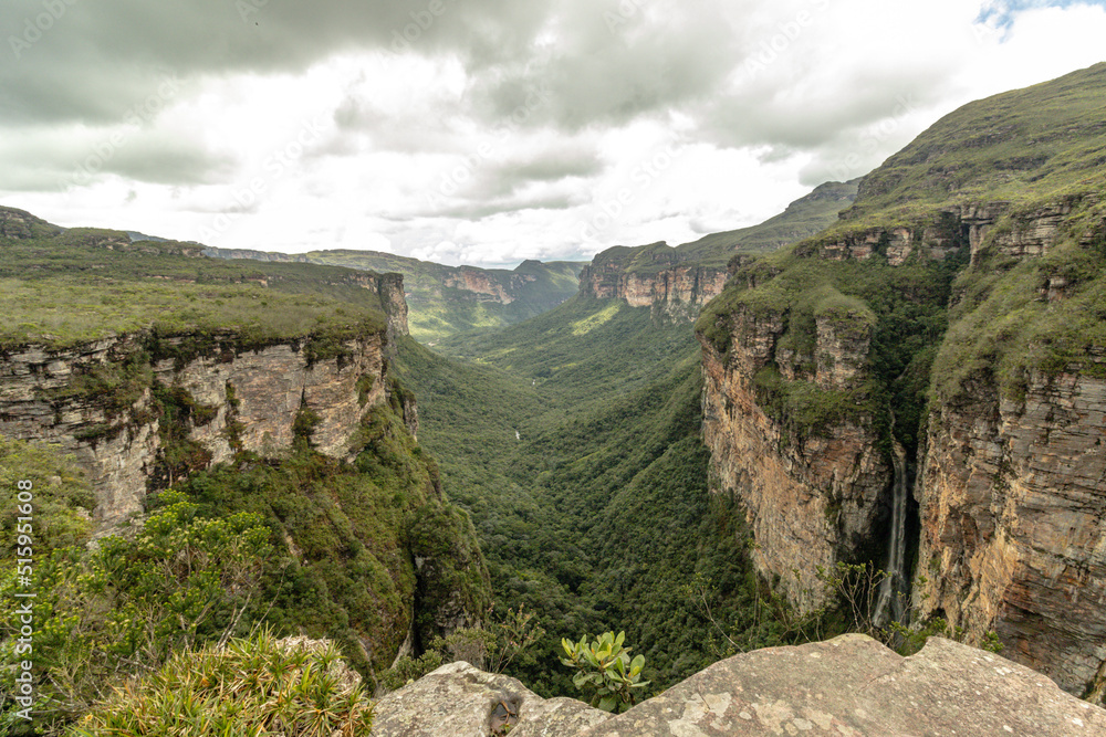 Naklejka premium natural viewpoint of Vale do Pati, Chapada Diamantina, State of Bahia, Brazil
