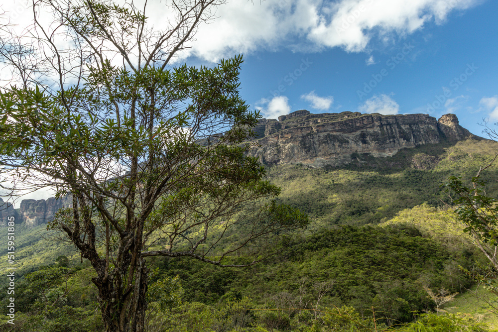 natural viewpoint of Vale do Pati, Chapada Diamantina, State of Bahia, Brazil