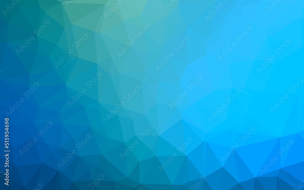 Light Blue, Green vector polygon abstract layout. Light Blue, Green vector polygon abstract layout.