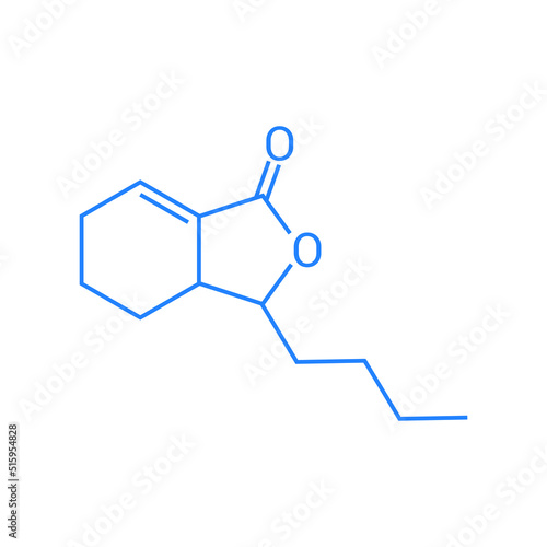 chemical structure of Sedanolide (C12H18O2)