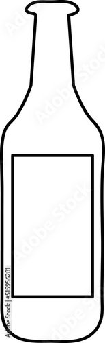 Bottle Icon vector illustration on white background..eps