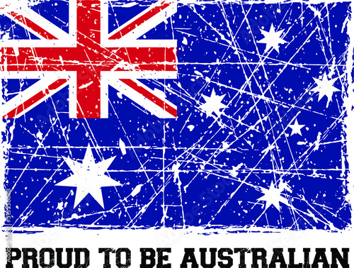 proud to be australian flag texture