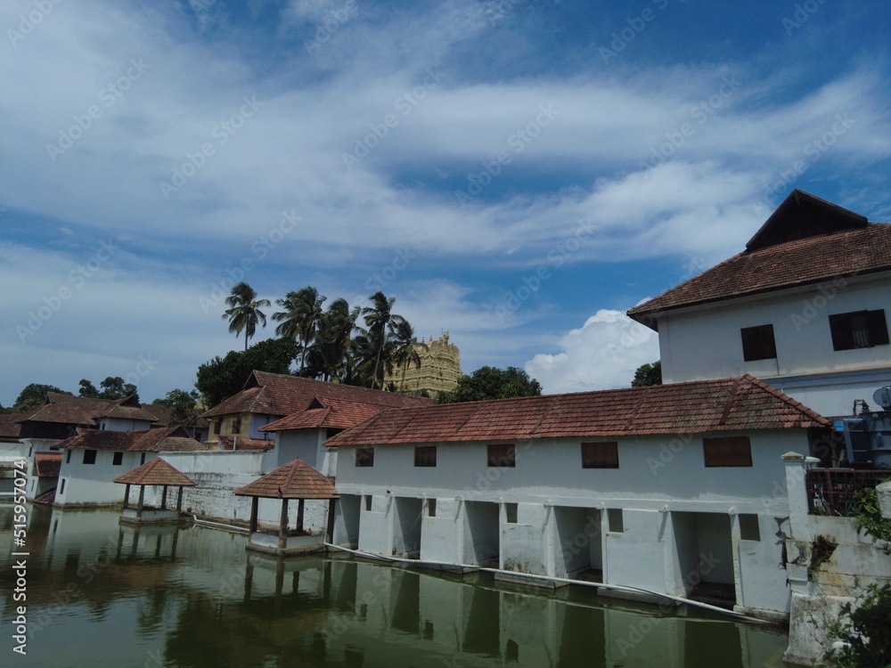 Sree Padmanabha Swamy temple, historic landmark in Thiruvananthapuram, Kerala