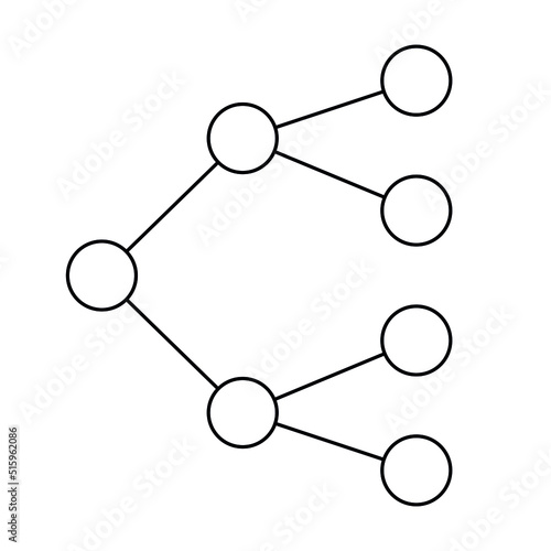 snowball sampling icon vector illustration