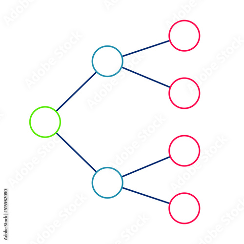 snowball sampling icon vector illustration
