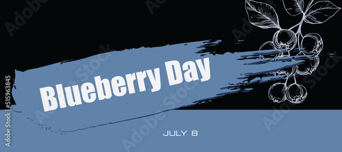 Card Blueberry Day