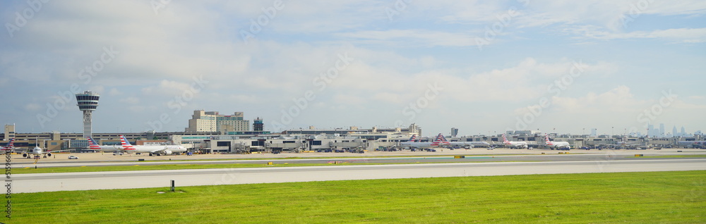 Aerial view of Tampa, st petersburg and clearwater in Florida, USA	