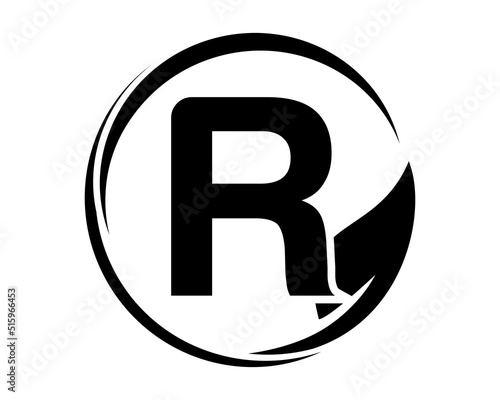 Free Download modern R letter logo design template Abstract icon - GFXLoad