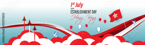 Vector illustration for Hongkong Establishment Day