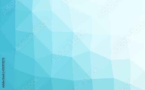 Fototapeta Naklejka Na Ścianę i Meble -  Light BLUE vector polygonal pattern.
