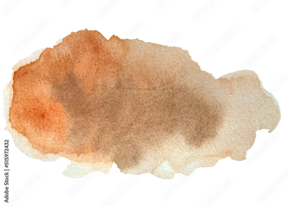 Watery brown watercolor full background paper and paint texture wallpaper Watery brown watercolor full background paper and paint texture wallpaper