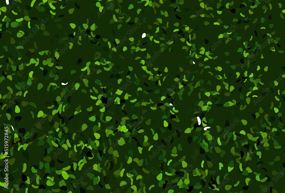 Light Green, Red vector pattern with chaotic shapes. Light Green, Red vector pattern with chaotic shapes.