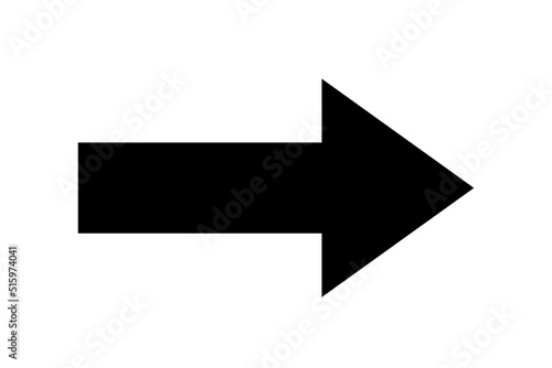 Simple arrow illustration single item without line / painted black Free Download Simple arrow illustration single item without line / painted black - GFXLoad