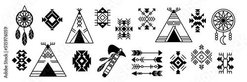 Obraz na plátně Native American patterns