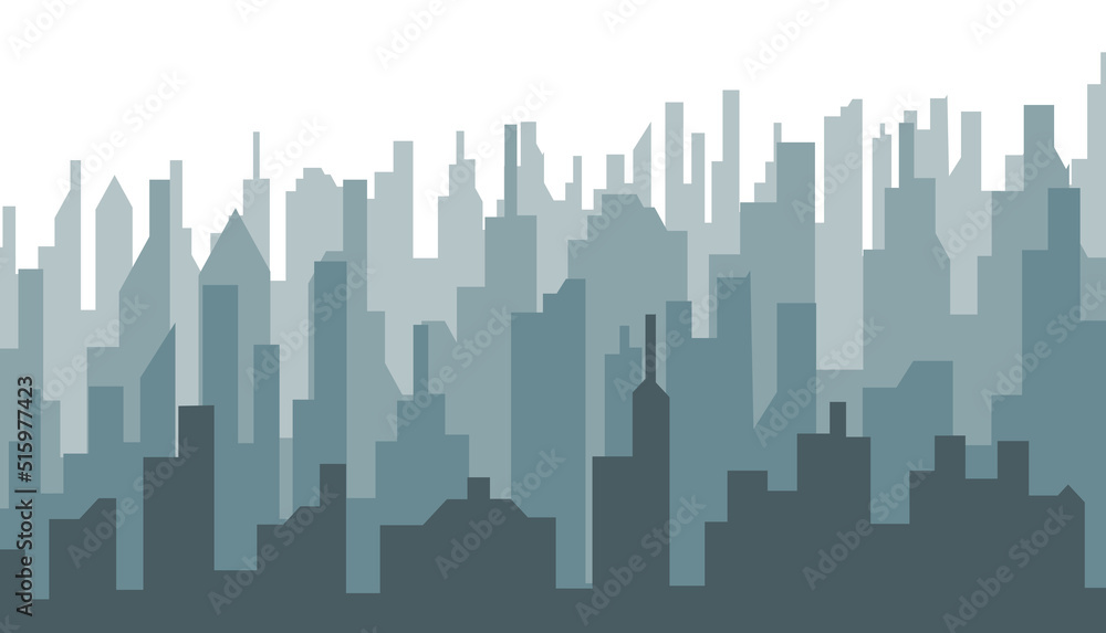 abstract city skyline  modern city  City background.