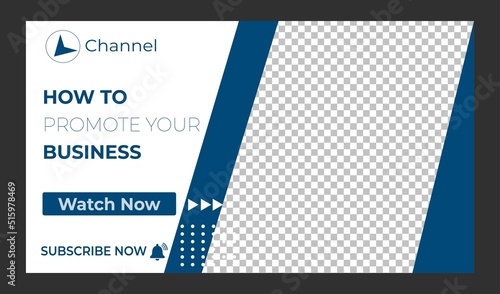 Corporate Business YouTube Thumbnail or Editable Creative Video Thumbnail for video cover template | business video thumbnail | YouTube thumbnail | video thumbnail for a marketing agency