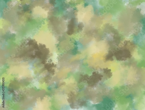 迷彩模様の背景壁紙 水彩