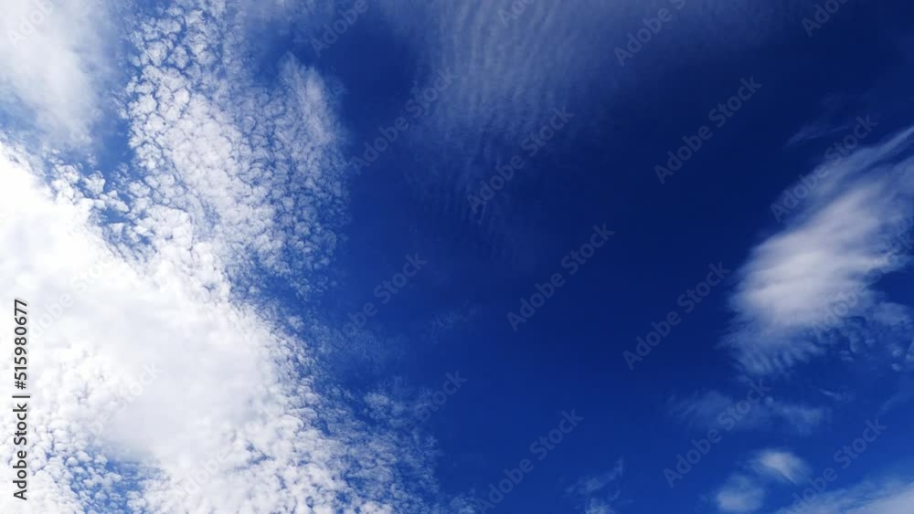 夏の青空と雲 夏の青空と雲