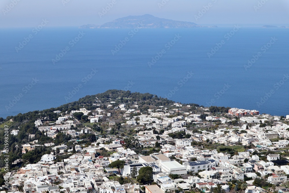 Obraz premium Anacapri - Panorama di Ischia dalla Seggiovia Monte Solaro